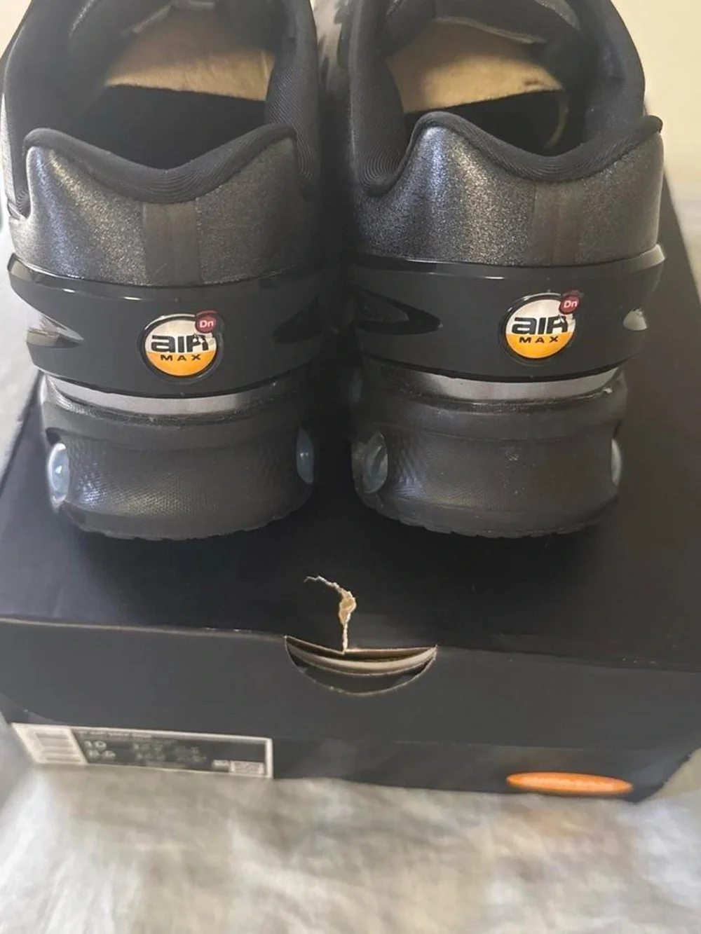 Nike Air Max DN8 black / metallic dark grey new in box $200 retail